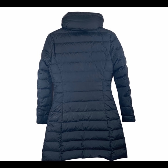 Aritzia Babaton Astell Goose Down Quilted hood Black knee length Coat - Picture 2 of 14